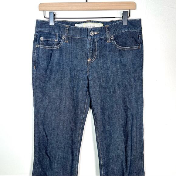 Loft dark wash slim boot cut jeans low rise size 4 B51 - Picture 2 of 6